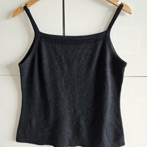 Vintage Pariscope knitted tank with beads